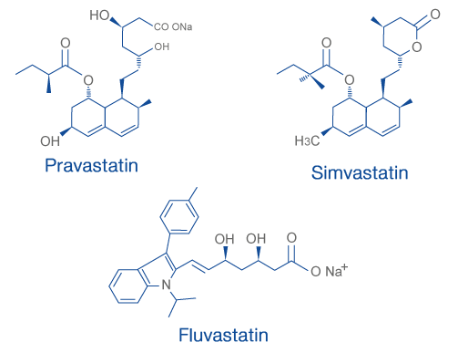 Forskjellige statin strukturer