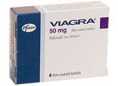  Viagra 50 mg dose i hvit og blå eske merket med rosa