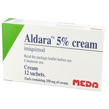 Aldara krem fra MEDA 12 poser