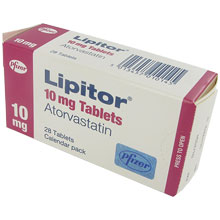Lipitor Atorvastatin - 10mg tabletter fra Pfizer
